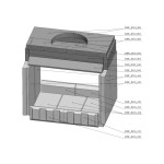 Šamotová komora komplet KV DYNAMIC B 3G 66.44.01  